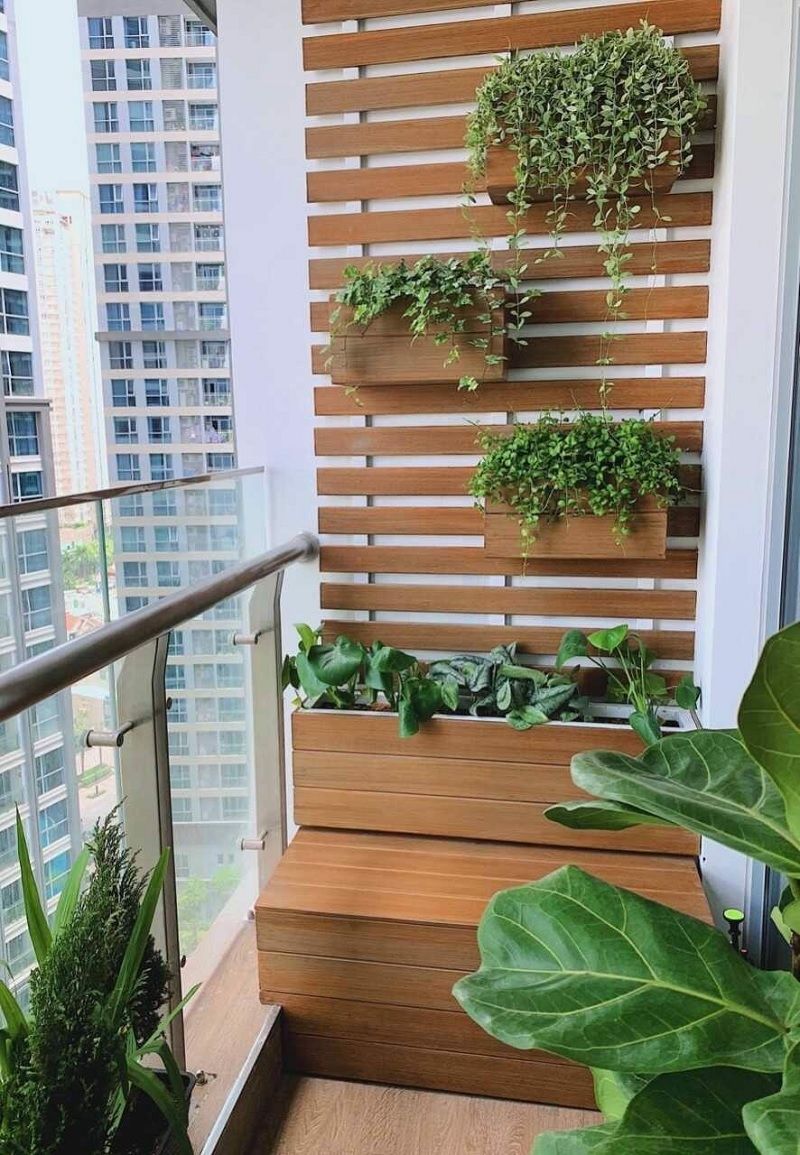 Mẫu ban công vườn treo