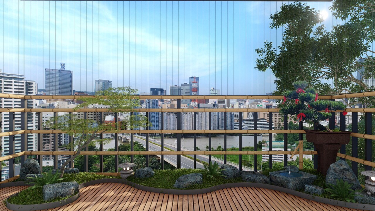 mẫu thiết kế ban công chung cư