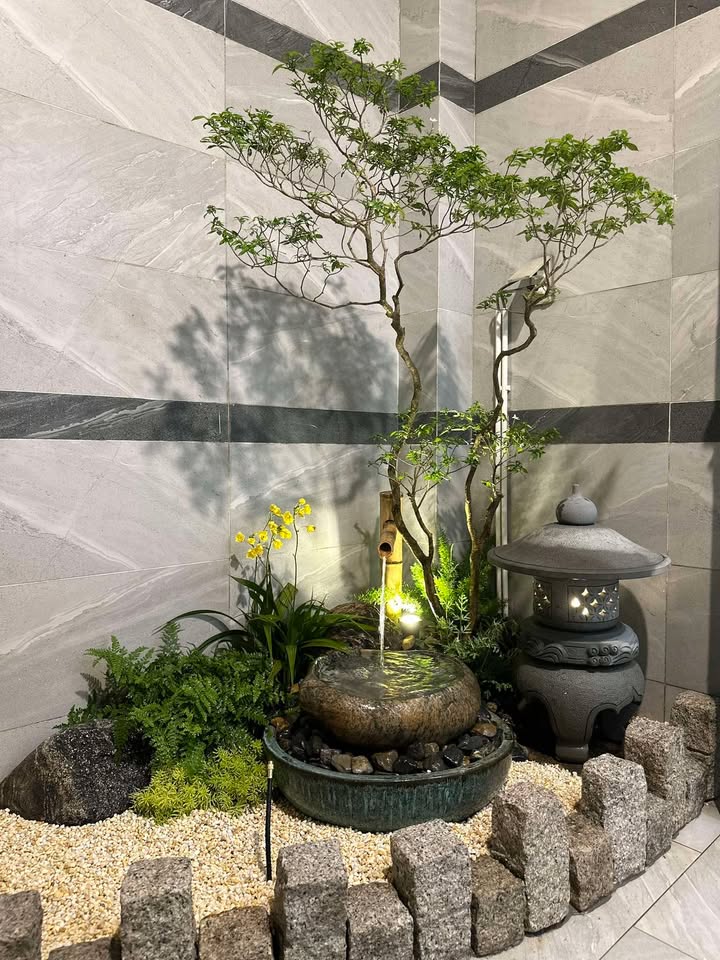 Tiểu cảnh nhật trong nhà đẹp