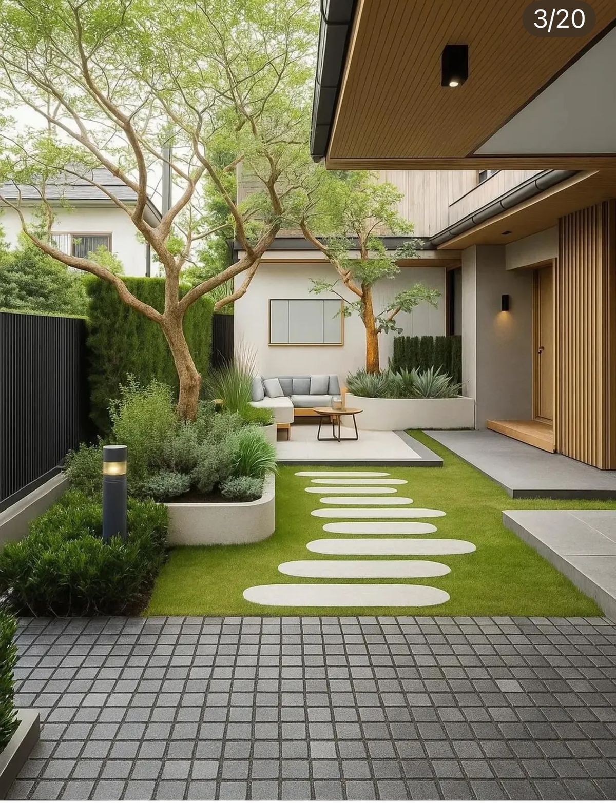 Thiết kế sân vườn nhiệt đới biệt thự xanh mát và sang trọng