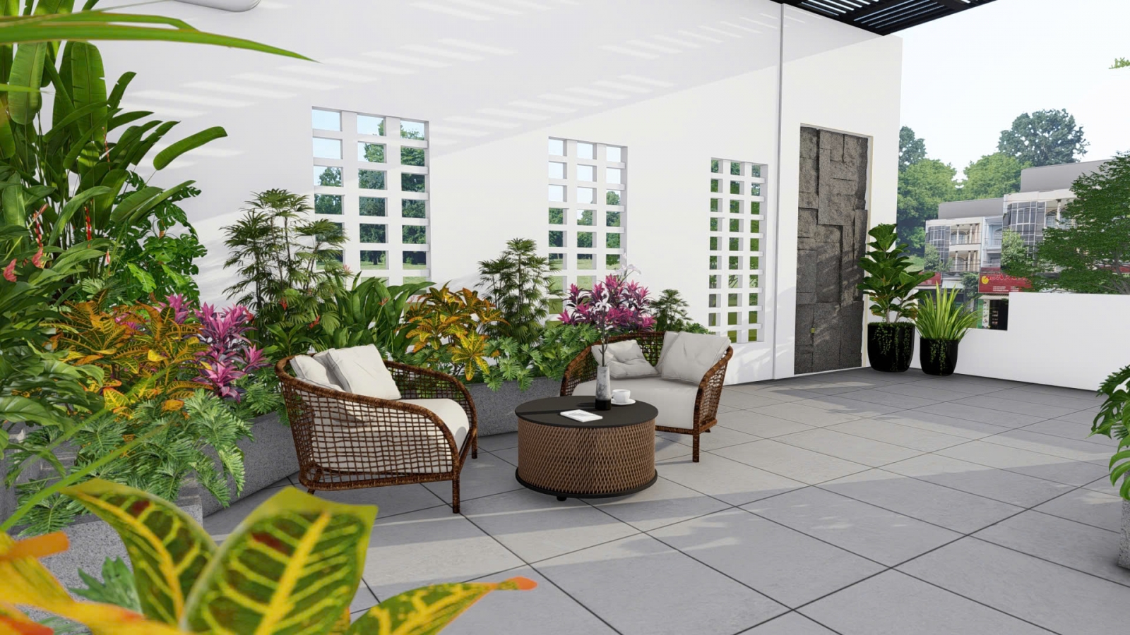 Sân vườn sân thượng đẹp