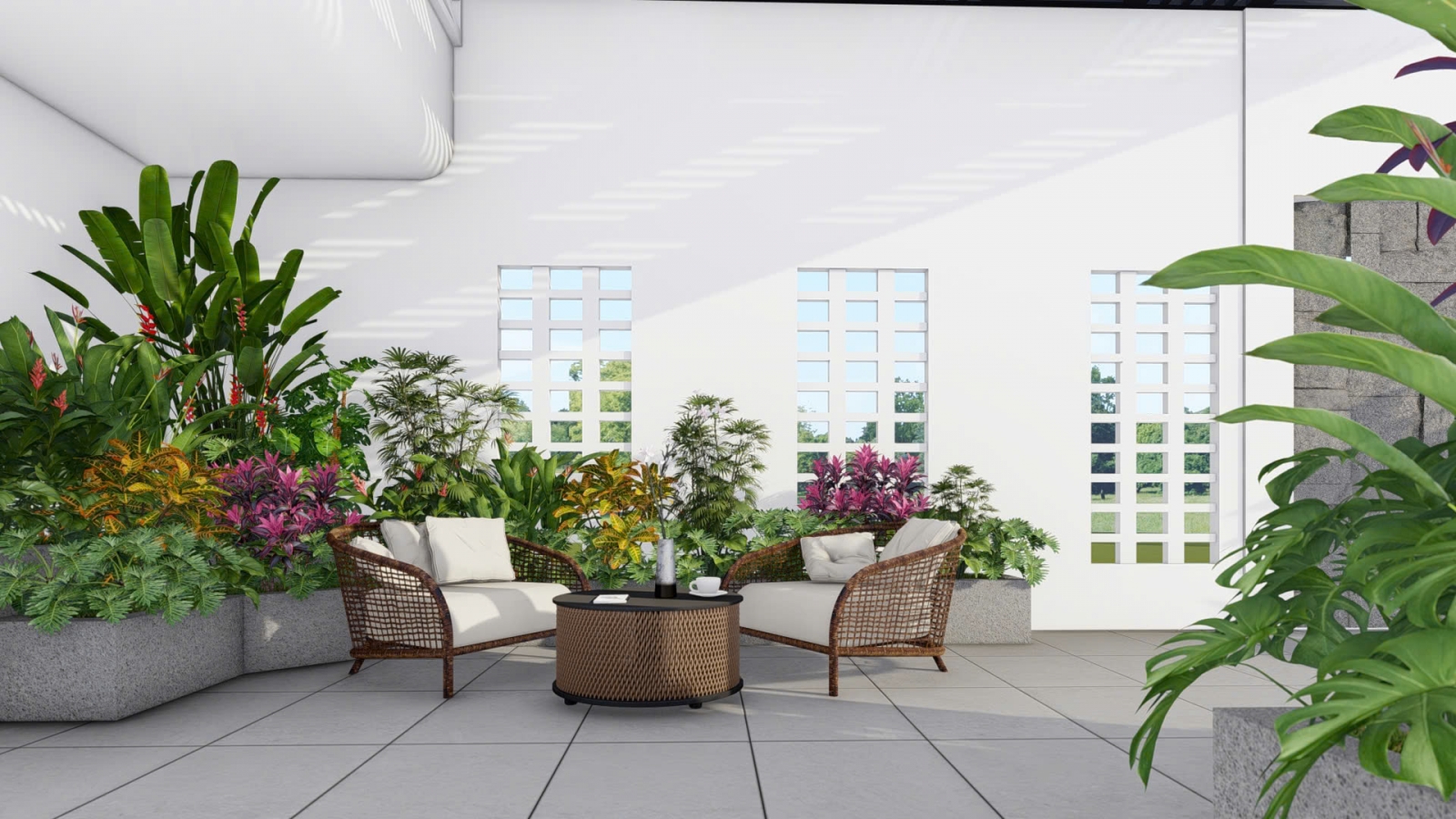 Thiết kế và thi công cảnh quan sân vườn tại hồ chí minh