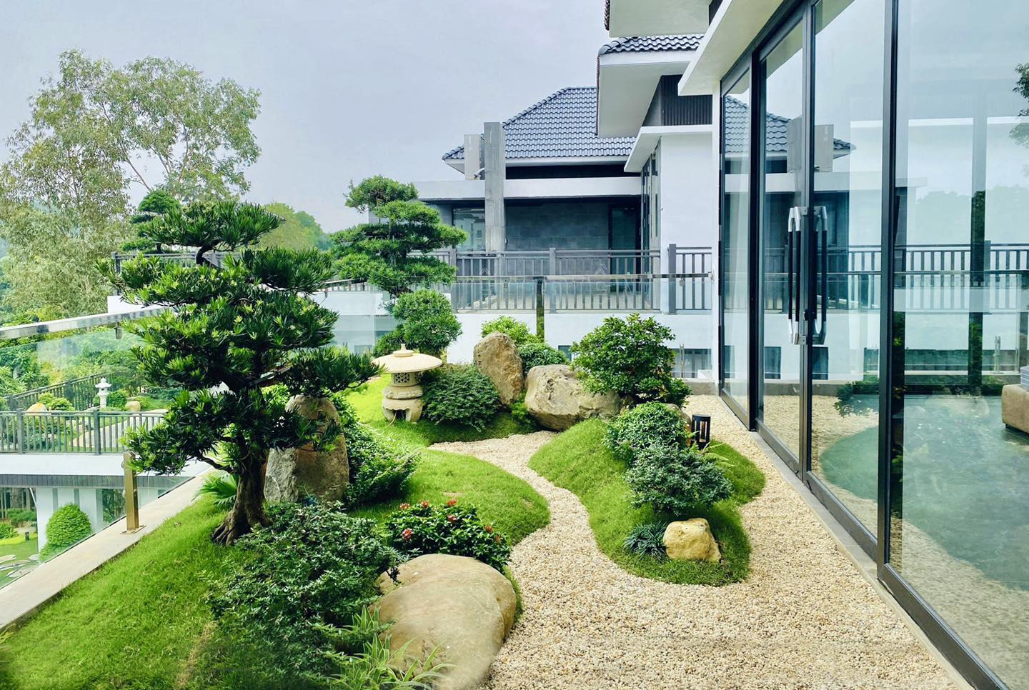 sân vờn trên sân thượng