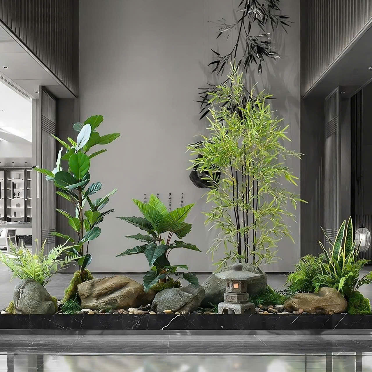 Thi công tiểu cảnh sân vườn hcm